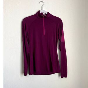 Arc'teryx Quarter Zip Jacket Base Layer Women's Large Magenta